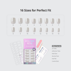 BTArtbox kit contents with glue, adhesive tabs and tools, everything needed for application