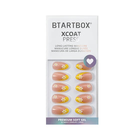 BTArtbox kit contents laid out showing glue, tabs, file, and guide