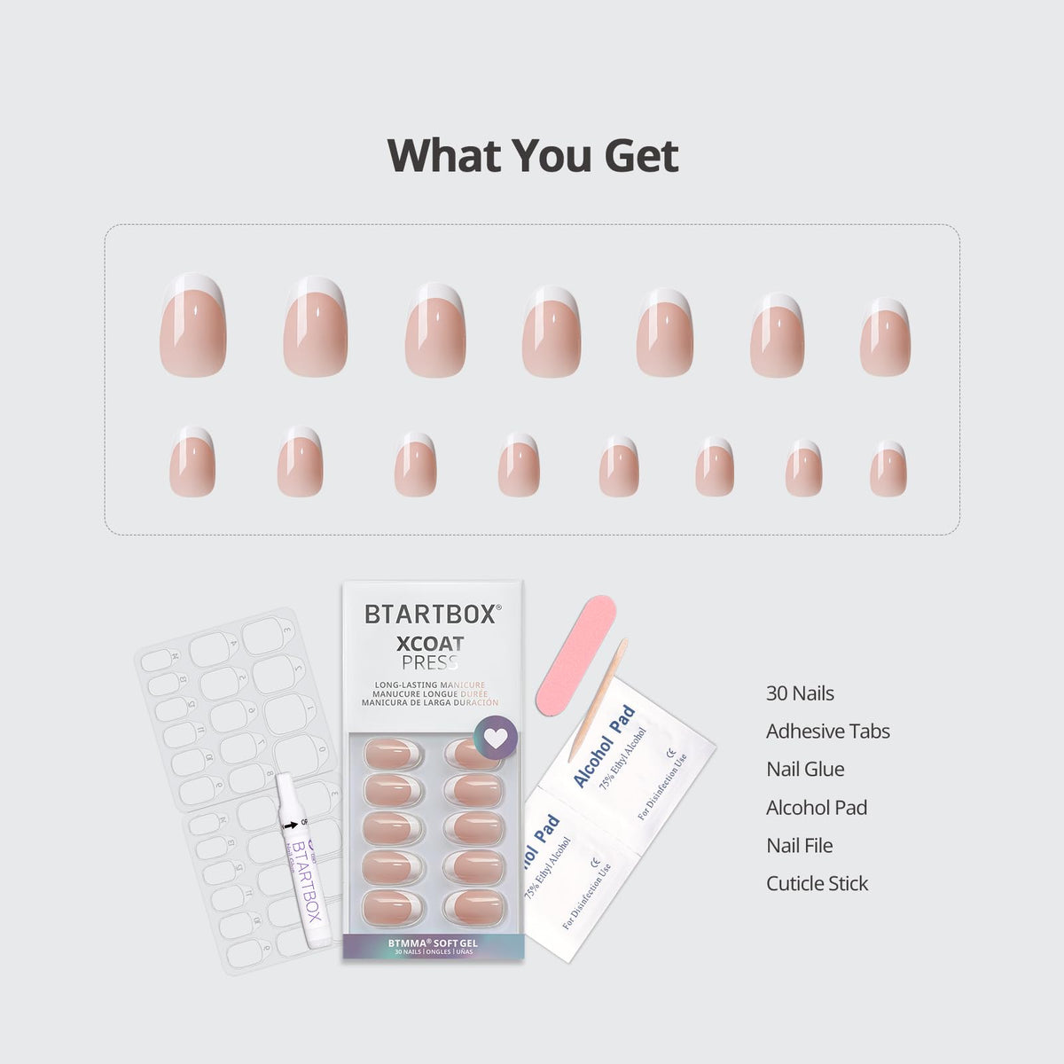 BTArtbox demo applying gel glue onto nail showing instant bonding benefit: secure hold