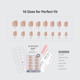 BTArtbox application scene showing easy press-on use and quick salon look