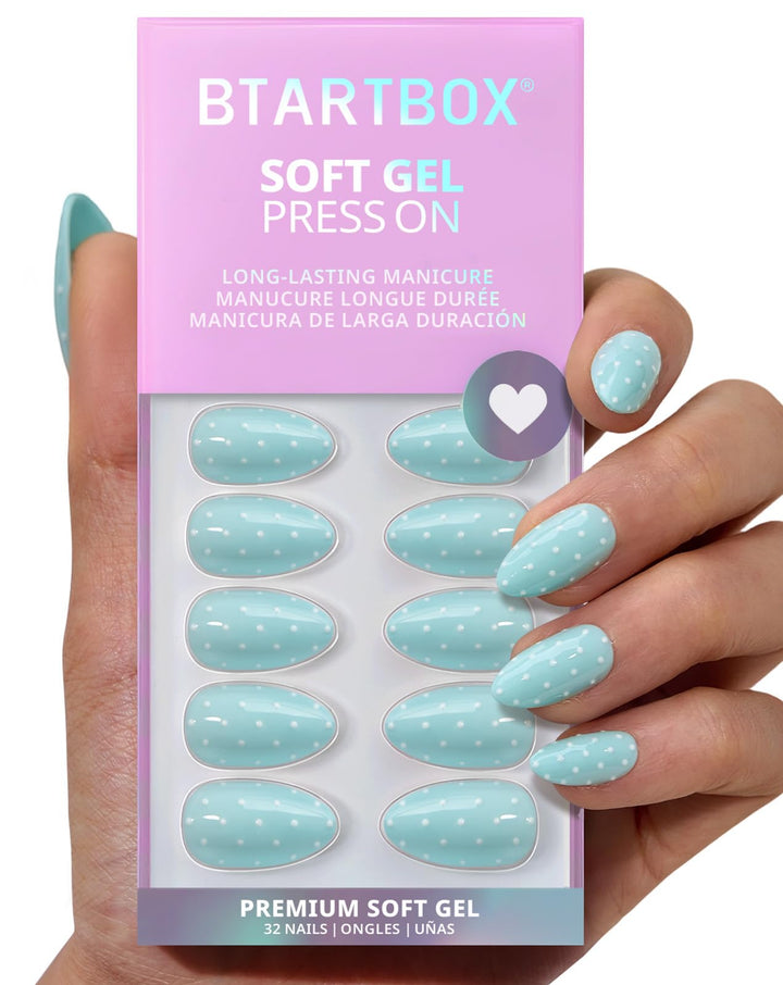 BTArtbox front packaging showing dotted overalls design and kit contents benefit: clear presentation