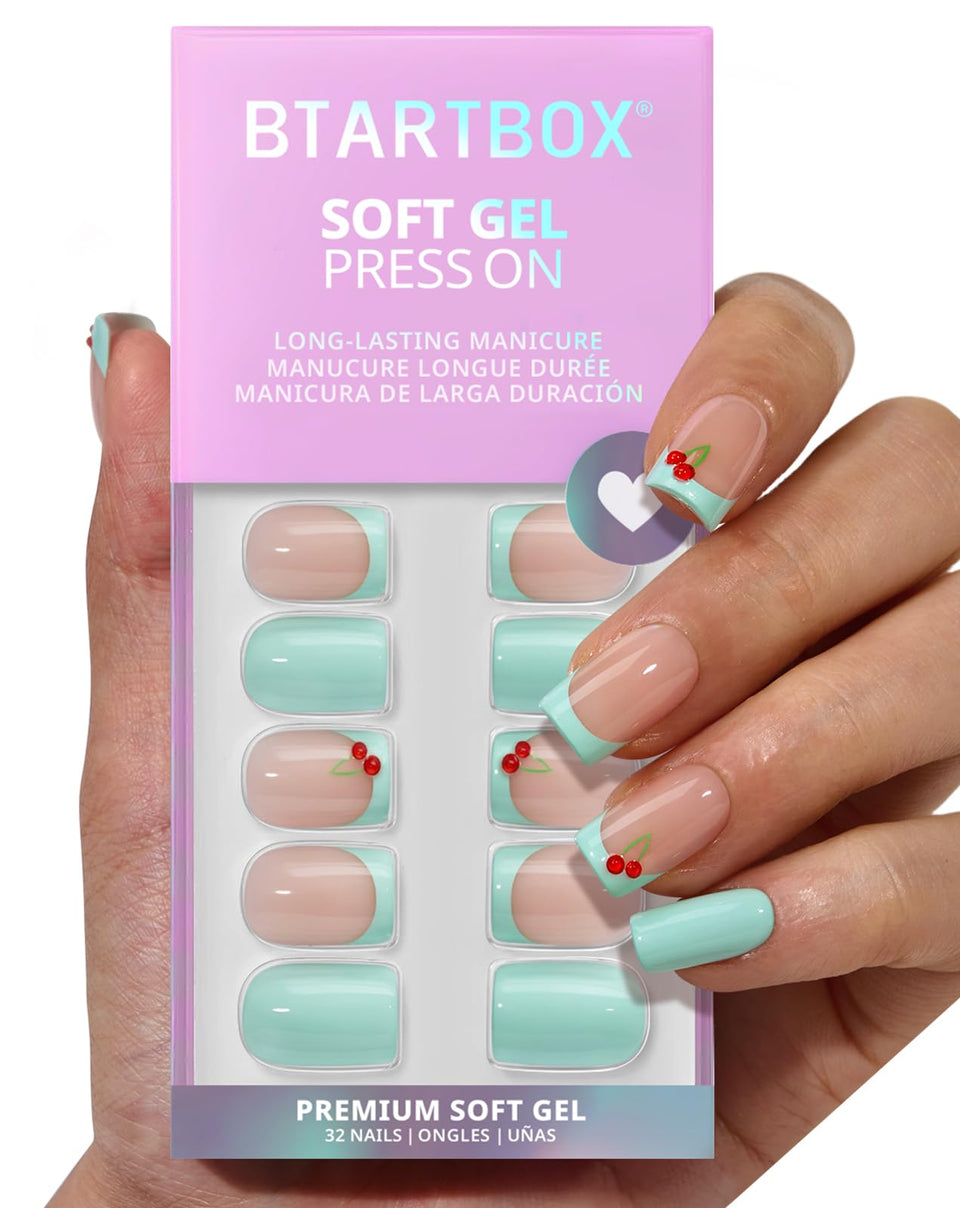 BTArtbox front packaging showing mint green nails and all-in-one kit benefit