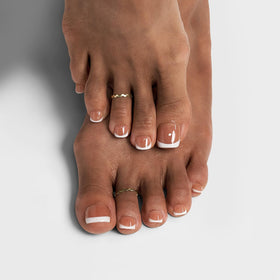 BTArtbox front packaging showing white French toenails and kit benefits