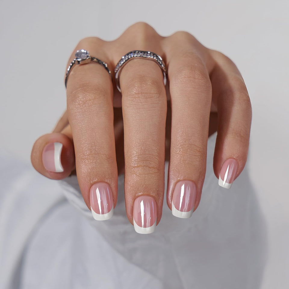 BTArtbox front packaging showcasing white French tip and elegant finish