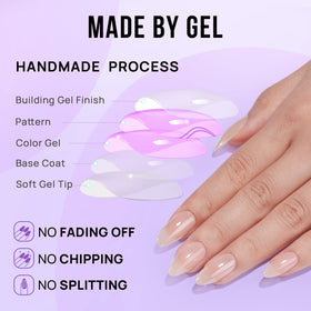 BTArtbox nails in hand illustrating size and lightweight, comfortable fit