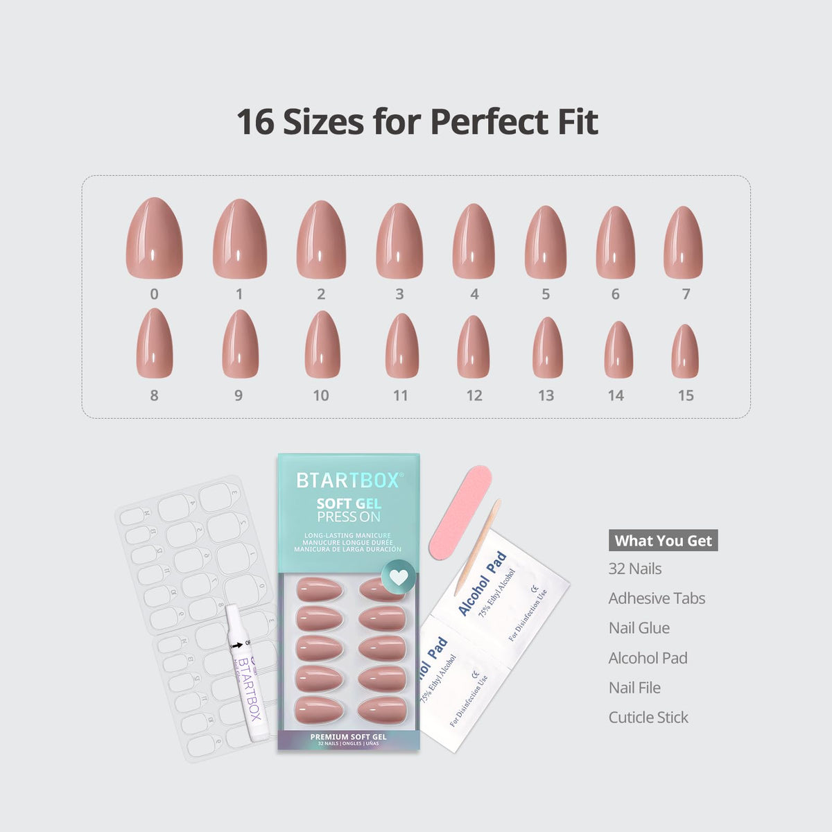 BTArtbox nail being applied showing quick, easy at-home manicure benefit