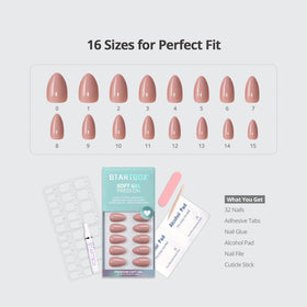 BTArtbox nail being applied showing quick, easy at-home manicure benefit