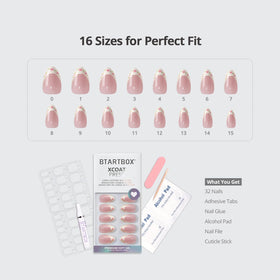 BTArtbox nails curing under UV/LED lamp demonstrating fast lamp-curable gel glue for secure hold