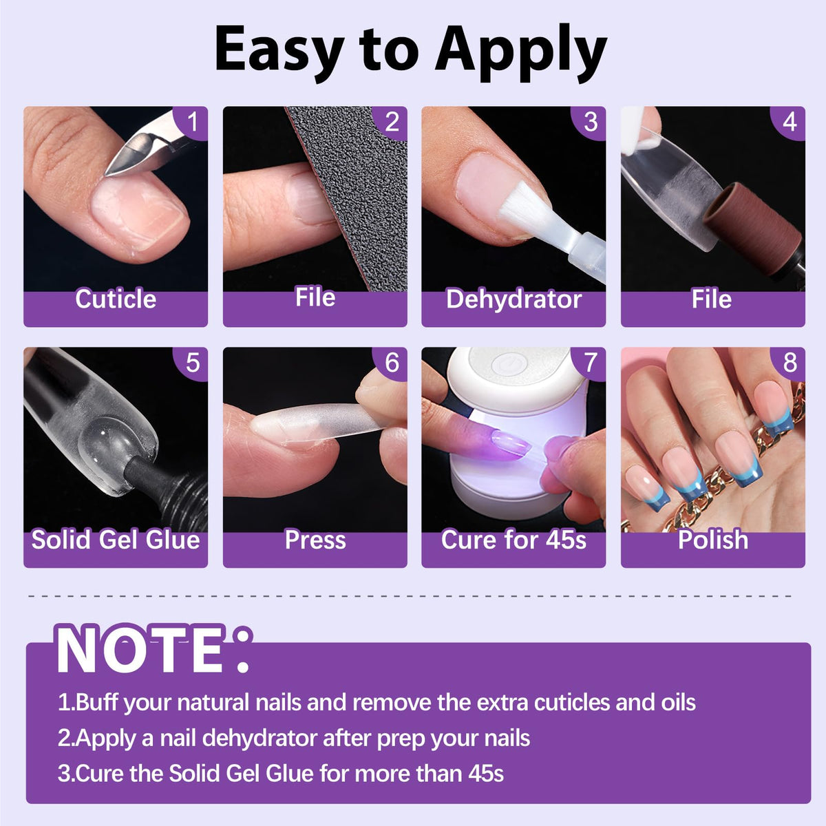 BTArtbox lifestyle image of person wearing press-ons showing polished long-lasting manicure