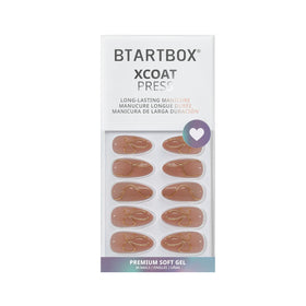 BTArtbox side profile of almond-shaped nail, demonstrating natural curvature and fit benefit