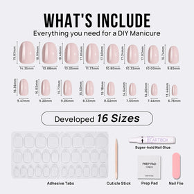 BTArtbox size array displayed to show 16 sizes for custom fit