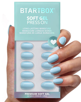 BTArtbox front packaging showing sky transition kit and included tools for easy manicures