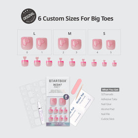 BTArtbox nail tip thickness close-up showing reinforced edge for protection and longer wear benefit