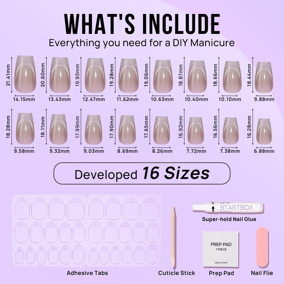 BTArtbox nails worn on hands in lifestyle shot showing how the Milky Way design enhances outfits