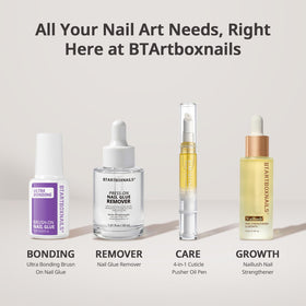 BTArtboxnails natural nails after remover use showing minimal residue and protection