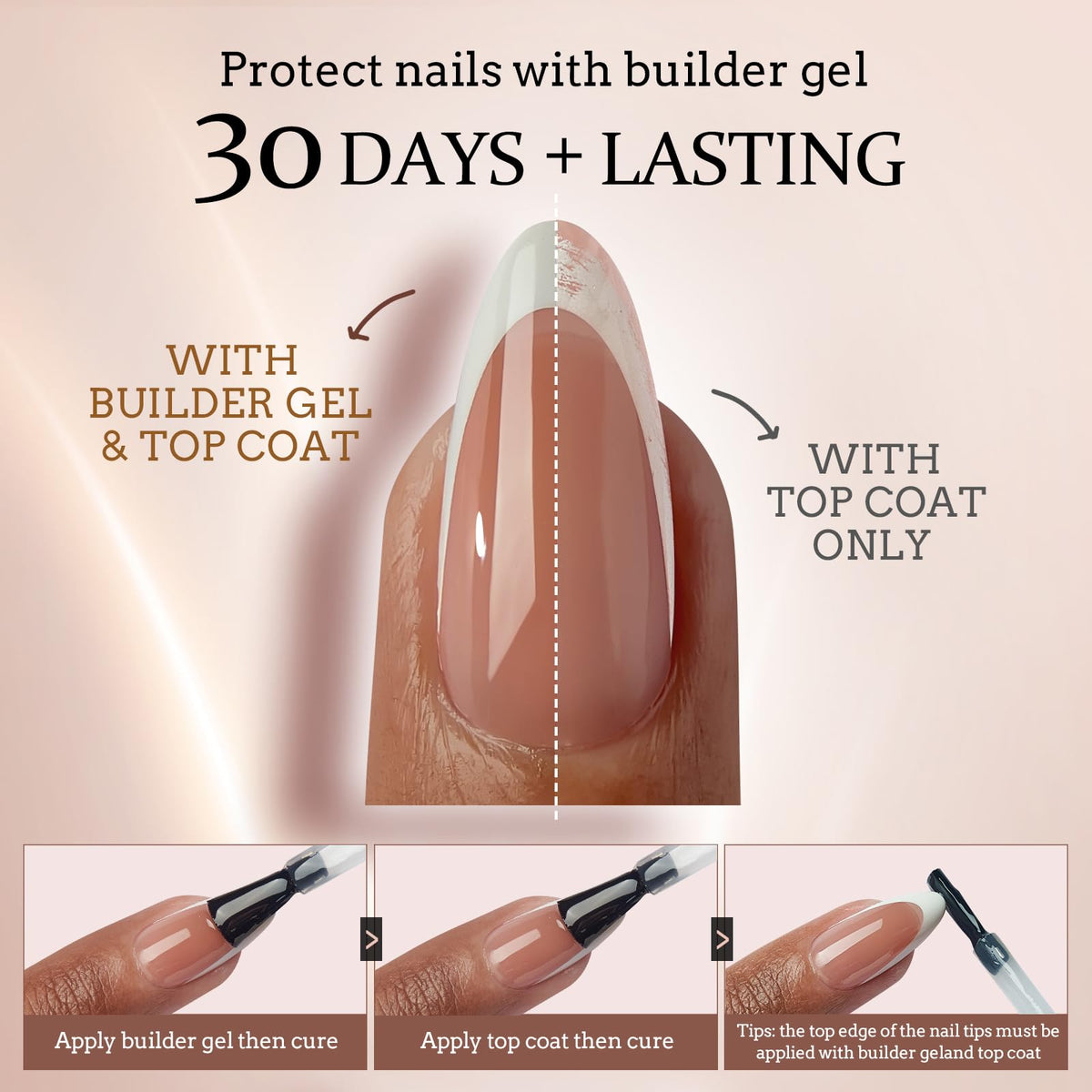 BTArtboxnails applied on nails short almond shape offering natural look