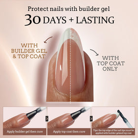 BTArtboxnails applied on nails short almond shape offering natural look