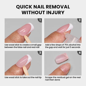 BTArtboxnails cured nail under lamp demonstrating quick 45-second curing benefit