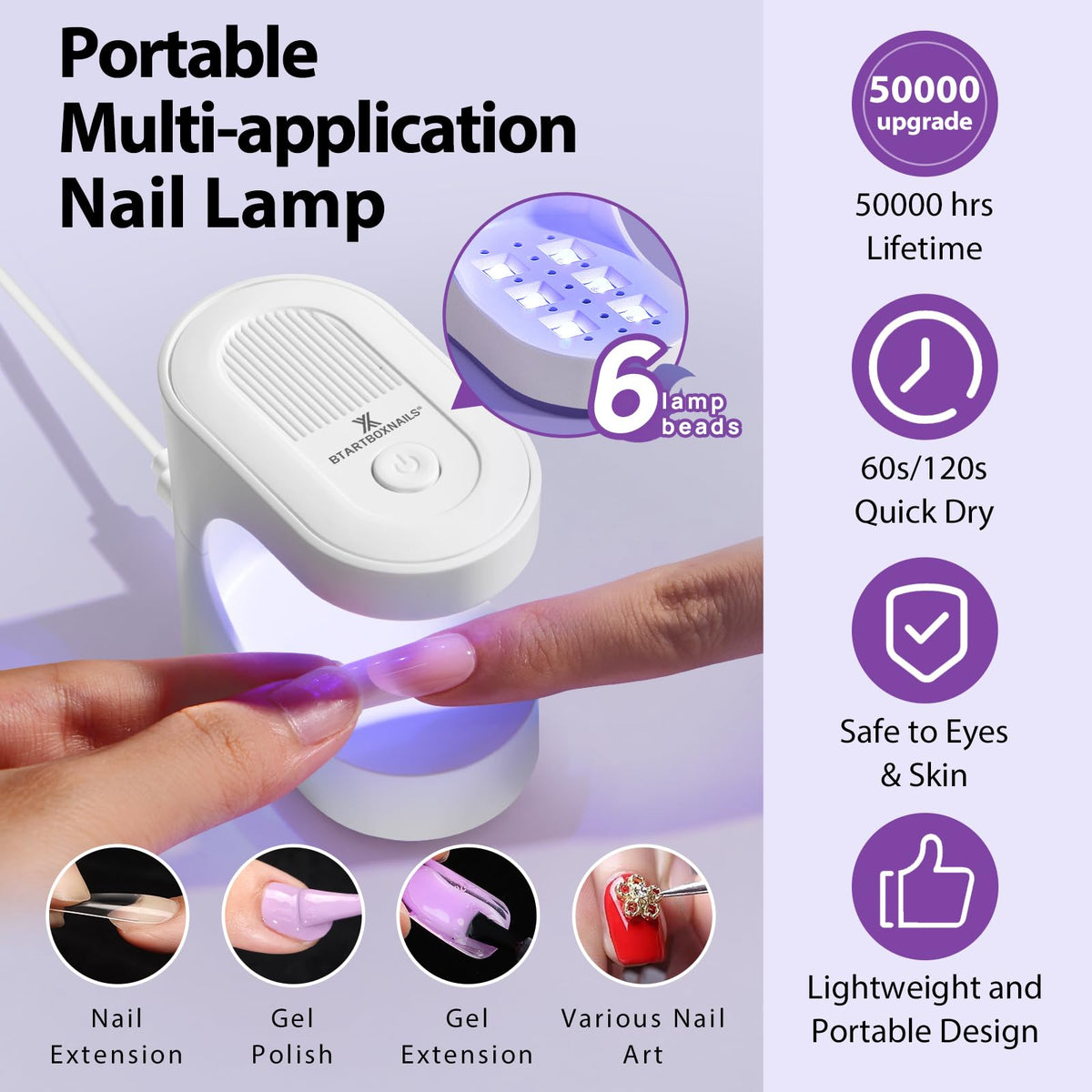BTArtboxnails cured French tips with high-gloss finish and protection