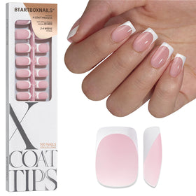 BTArtboxnails front box showing 160-piece French tip kit and quick setup benefit