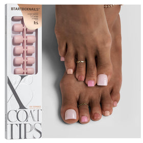 BTArtboxnails front packaging showing 150-piece set and branding, convenient storage benefit