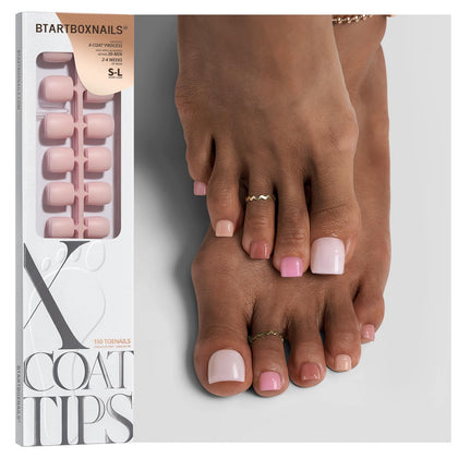 BTArtboxnails front packaging showing 150-piece set and branding, convenient storage benefit