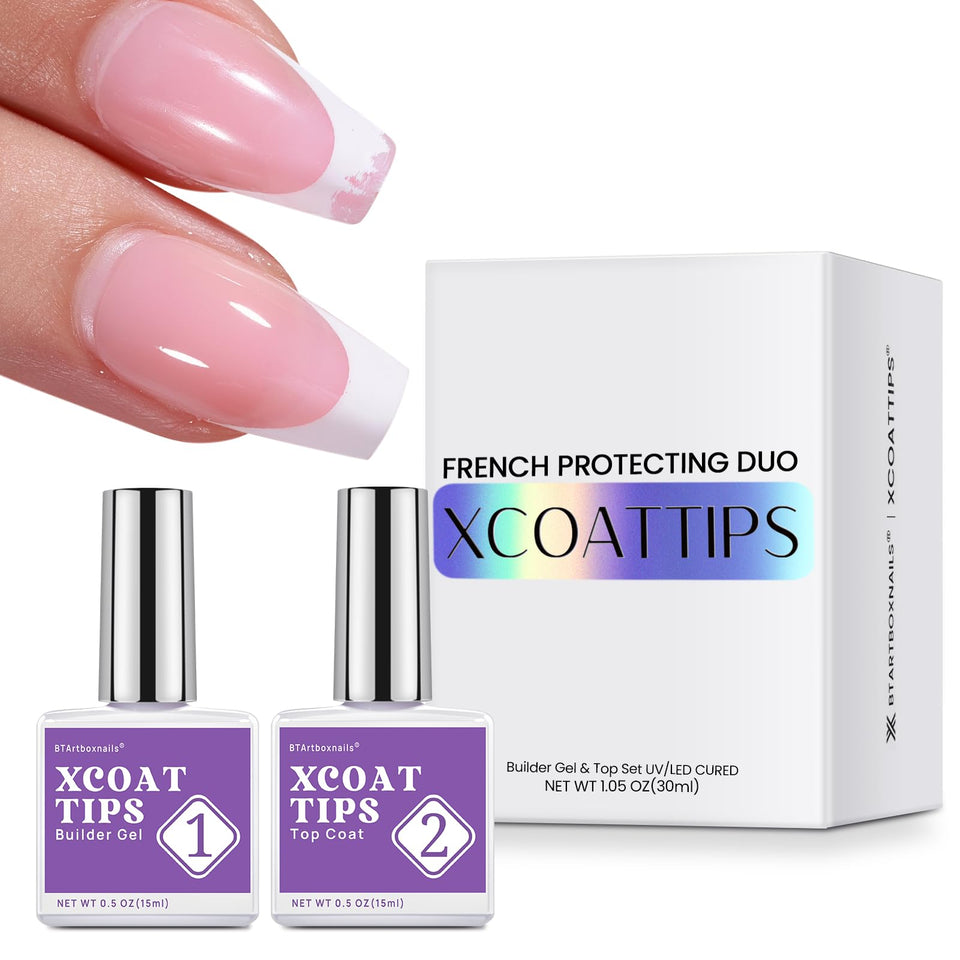 BTArtboxnails front packaging showing both 15ml bottles and benefits