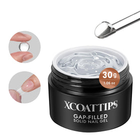 BTArtboxnails front packaging of XCOATTIPS gel showing product benefit long-lasting hold