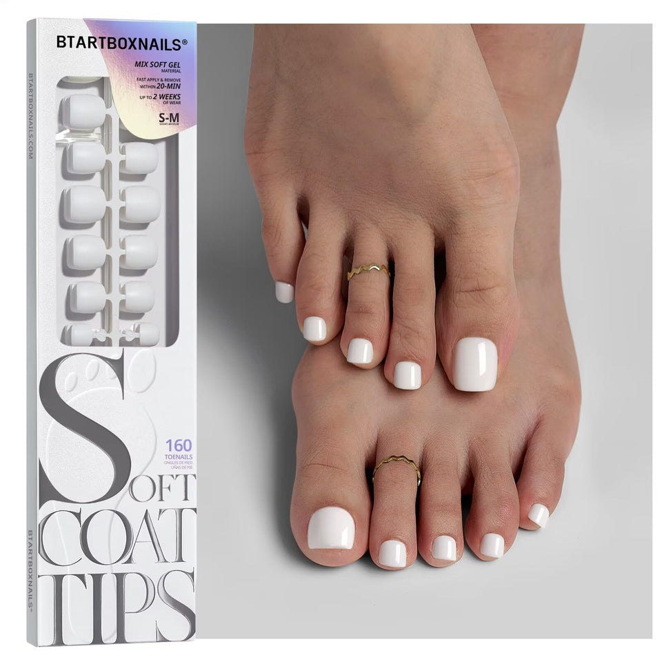 BTArtboxnails front packaging showing 160pcs kit convenience