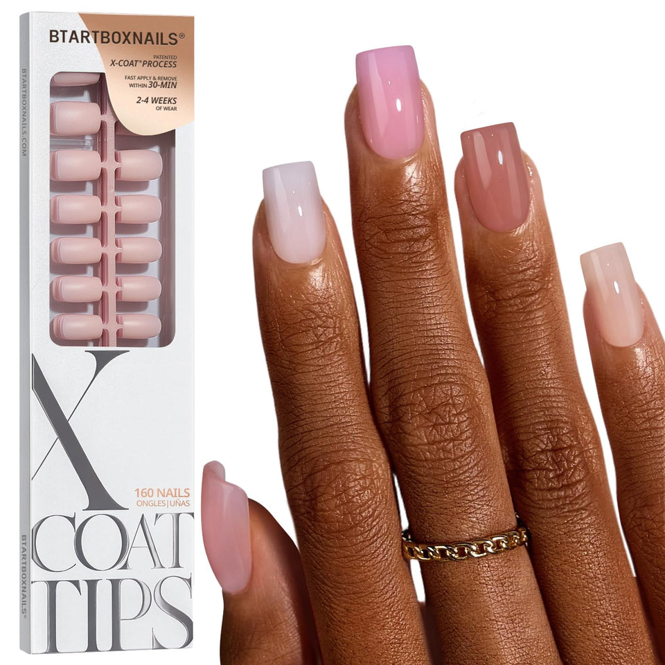 BTArtboxnails front packaging showing product and benefit durable at-home set