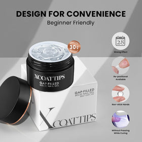 BTArtboxnails gel holding rhinestones securely to a nail, showing decoration stability