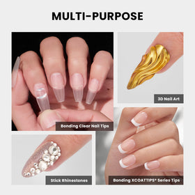 BTArtboxnails 30g tube next to a ruler to show capacity and value benefit