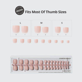 BTArtboxnails spread showing 15 sizes to ensure accurate fit and reduced filing