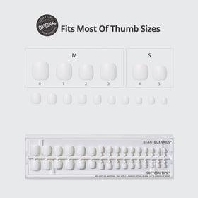 BTArtboxnails size swatch arrangement displaying 16 numbered sizes