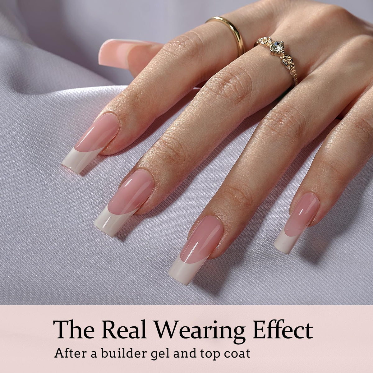 BTARTBOXNAILS macro of squared free edge showing smooth texture and salon look