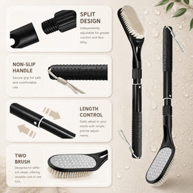 BTideas close-up of dual-sided foot file surface buffing away rough skin
