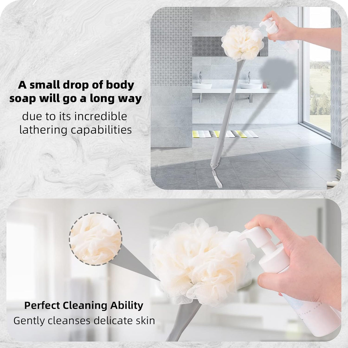 BTideas padded non-slip handle detail highlighting comfortable secure grip