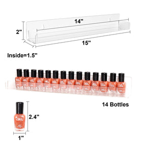 BTremary mounted shelf in salon environment showcasing organized professional storage