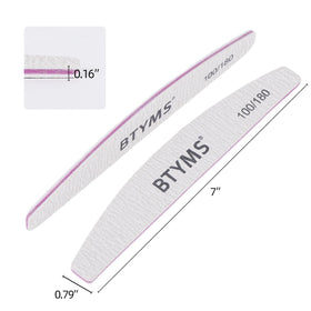 BTYMS close-up of 100/180 grit texture for precise shaping benefit