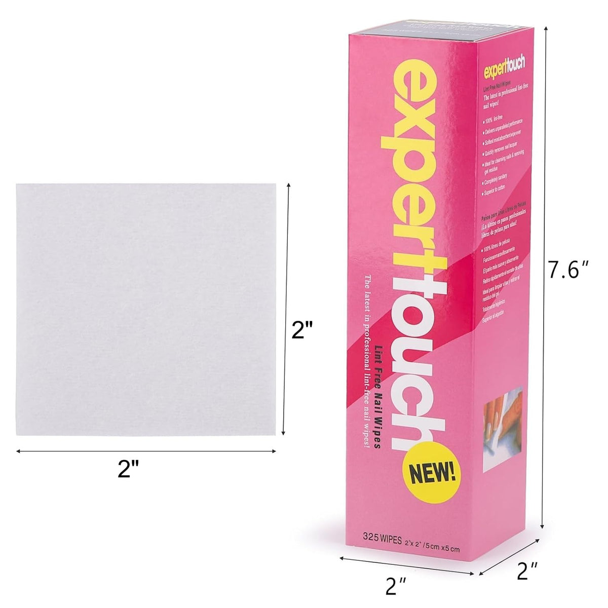 BTYMS closeup texture of non-woven pads highlighting lint-free surface