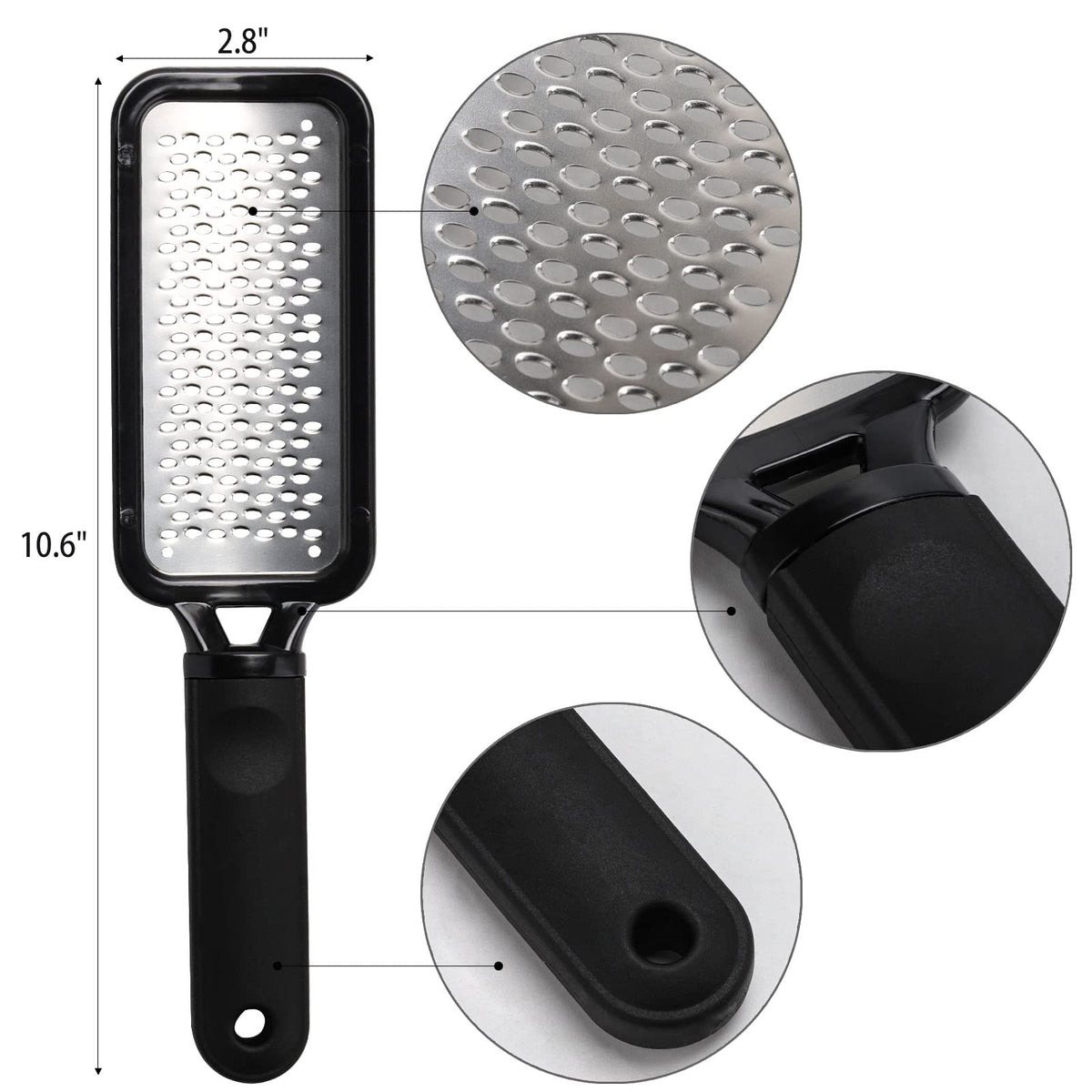 BTYMS double-sided medium file detail demonstrating efficient dead skin removal