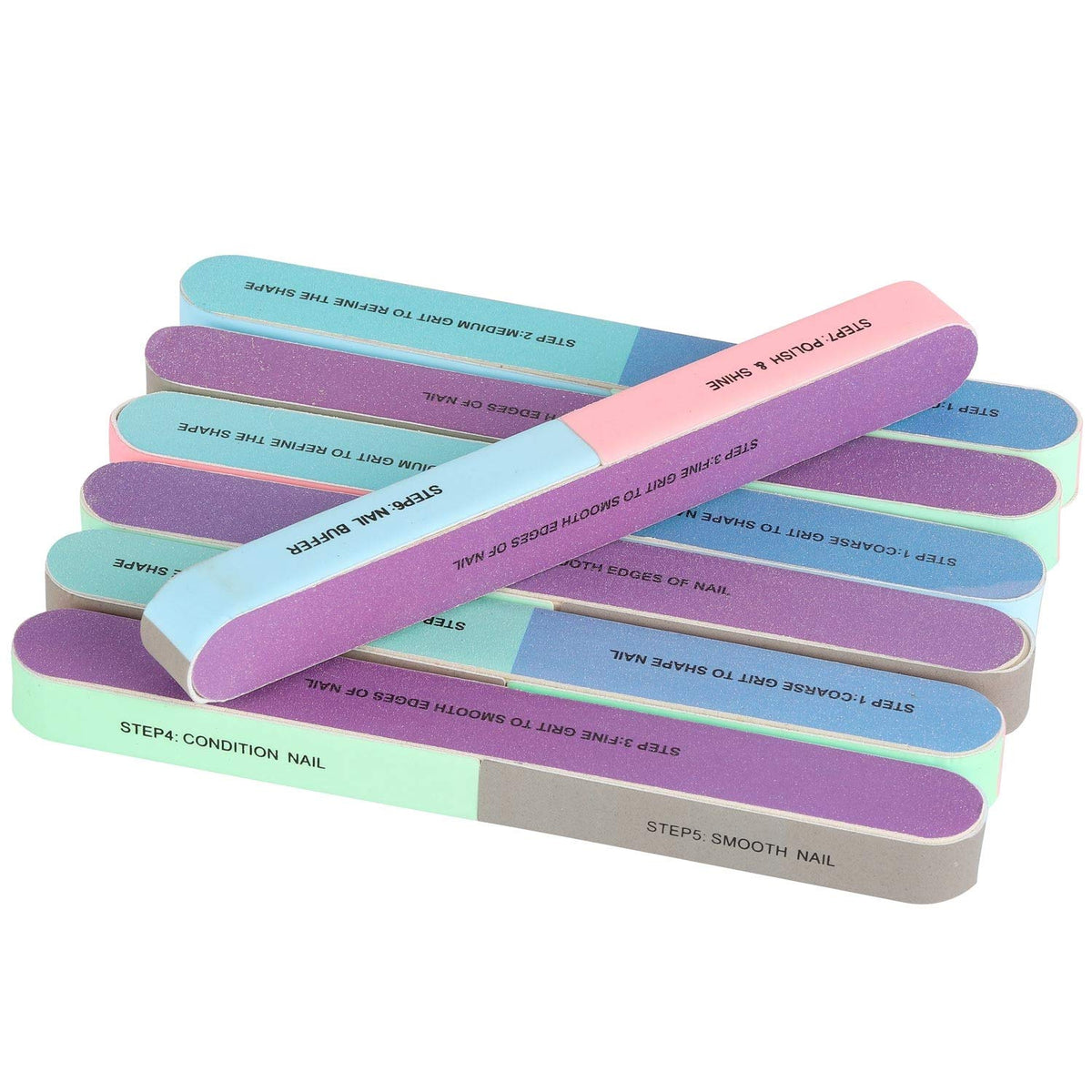BTYMS front packaging showing 12 buffing blocks and benefits