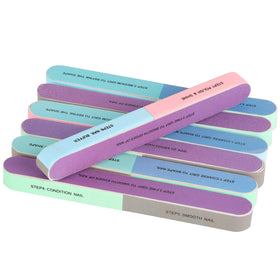 BTYMS front packaging showing 12 buffing blocks and benefits