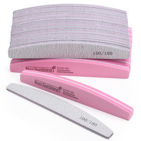 BTYMS front packaging showing 35-count kit and included tools for versatile nail care