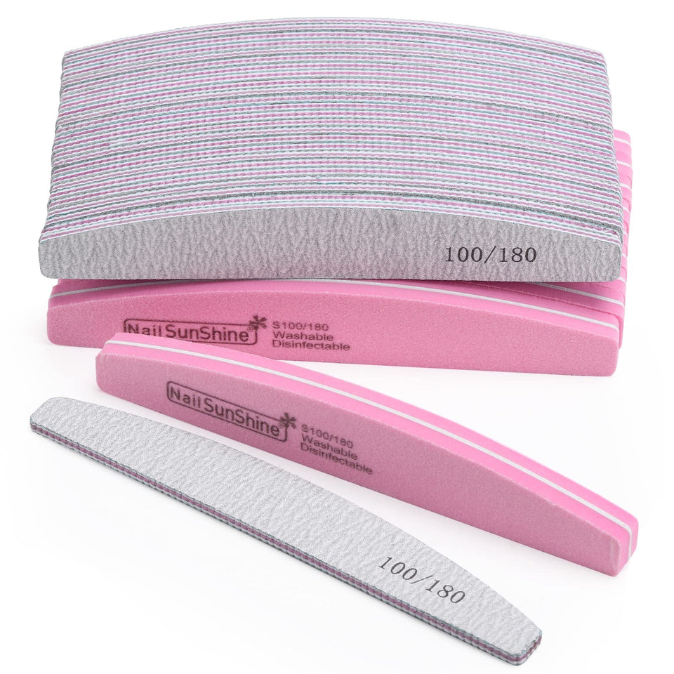 BTYMS front packaging showing 35-count kit and included tools for versatile nail care