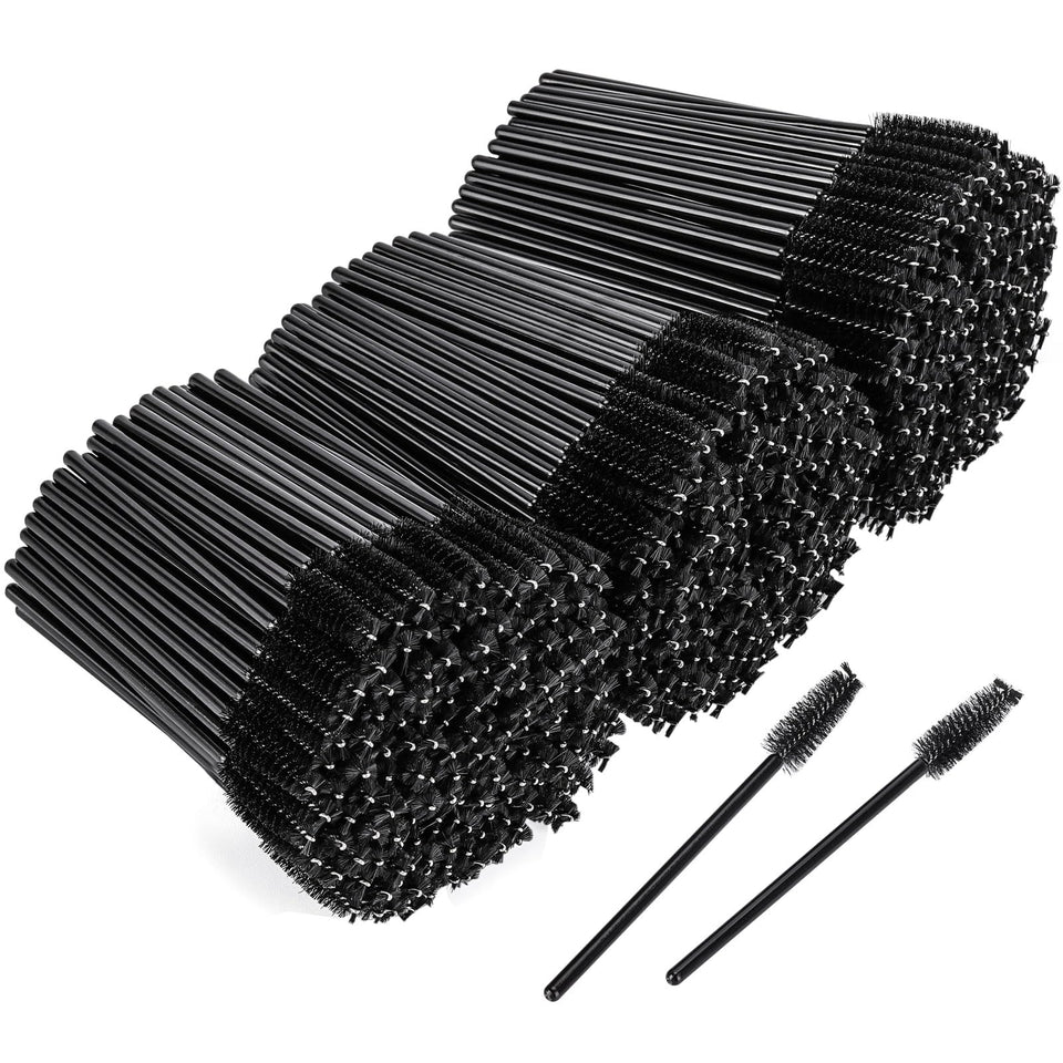 BTYMS front packaging showing 500 black disposable spoolies for hygienic use