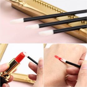 BTYMS wand applying lip gloss for precise, clean product placement