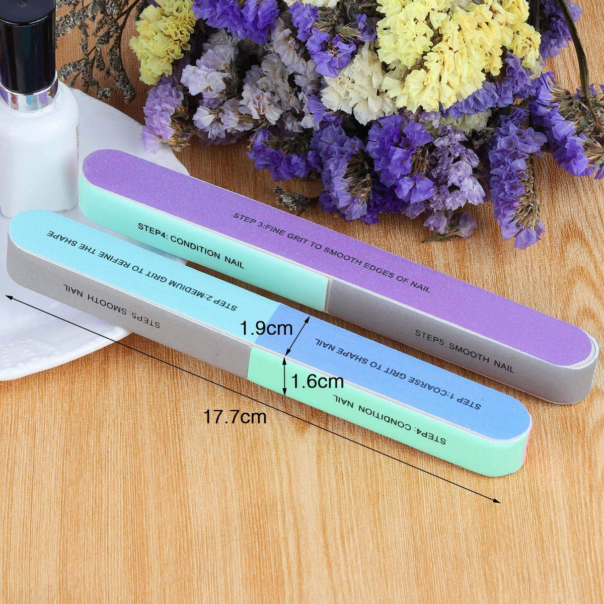 BTYMS block polishing toenails for smoother, cleaner finish