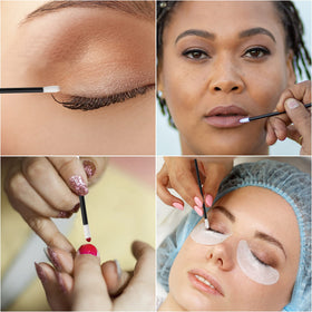 BTYMS wand cleaning lash base safely for hygienic lash maintenance