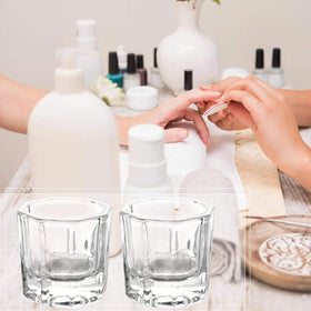 BTYMS nail technician forming acrylic bead in dish showing precise mixing benefit